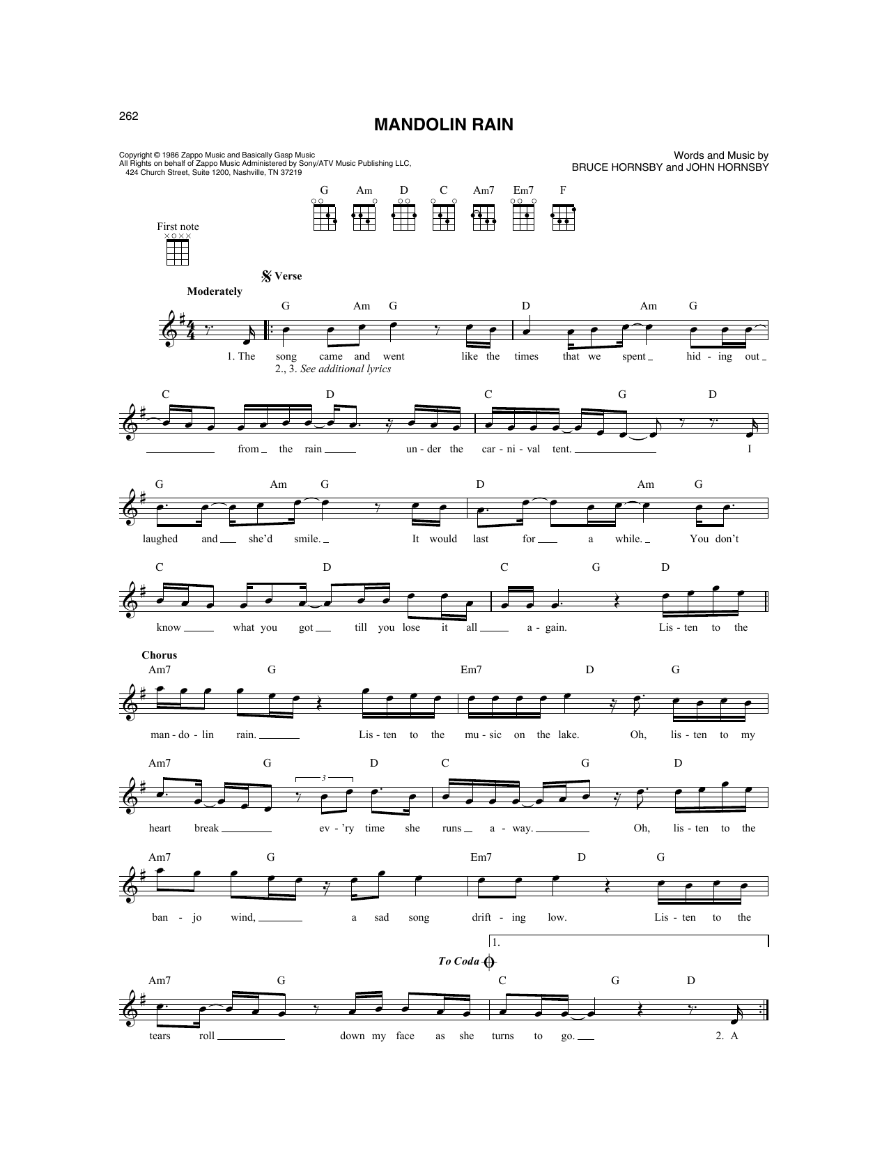 Produktbild zu: Mandolin Rain