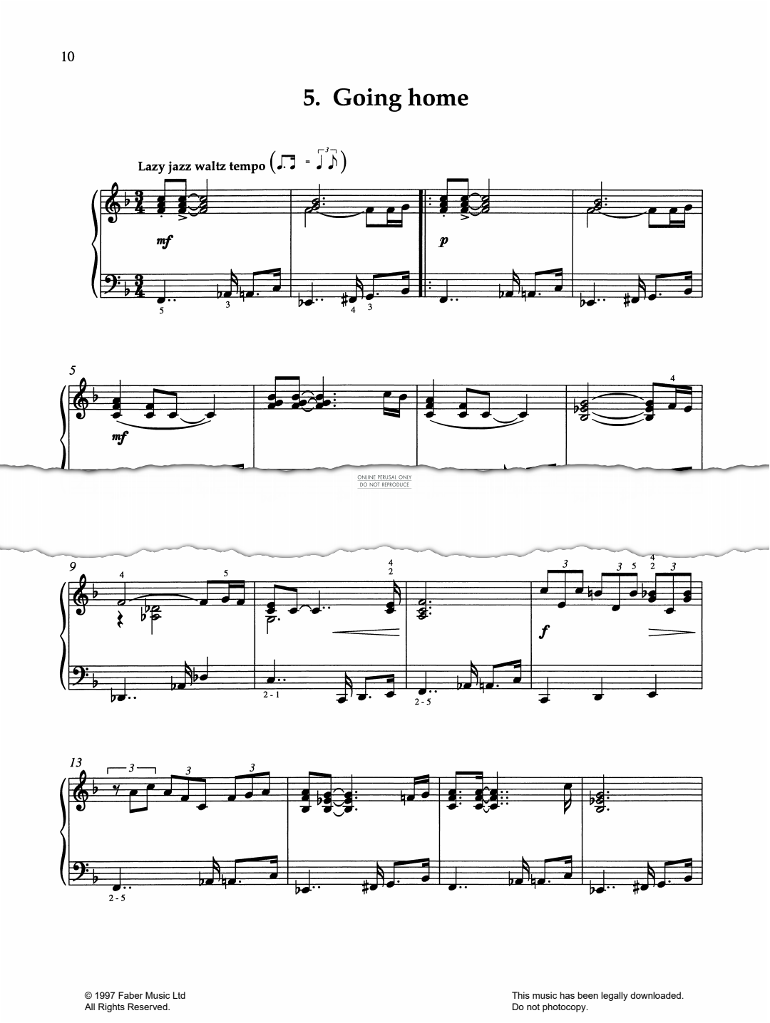 Produktgalerie: Seite 1 von 1 Going Home, Pam Wedgwood, Klavier