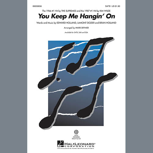 cover: You Keep Me Hangin' On, Mark Brymer