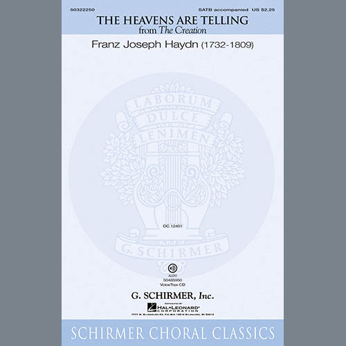 cover: The Heavens Are Telling, Franz Joseph Haydn