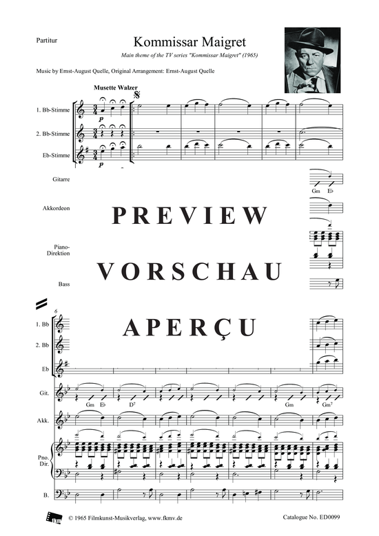 Product gallery: Page 5 of 13 Kommissar Maigret: Partitur, , Combo Band and Wind Ensemble