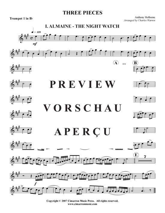 Produktgalerie: Seite 18 von 21 Drei Stücke , , (Blechbläserquintett)