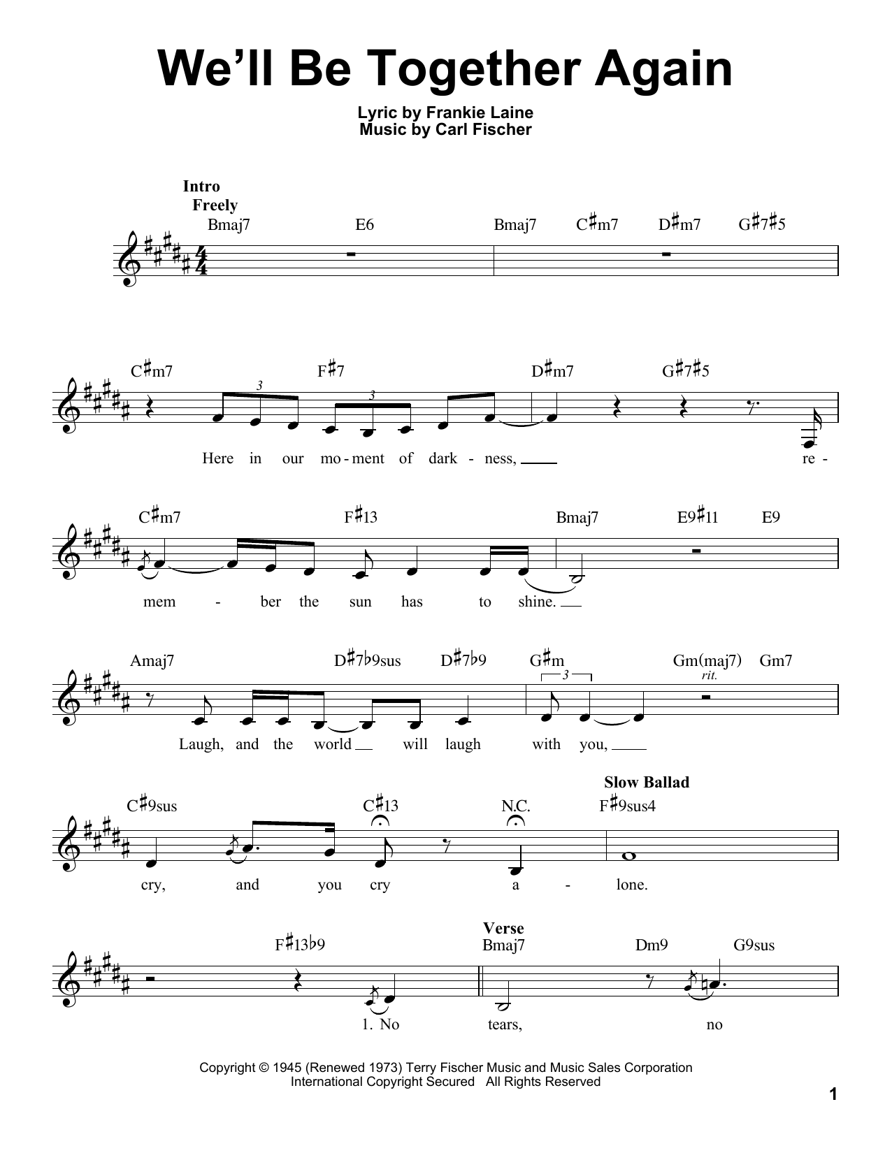 Produktbild zu: We'll Be Together Again