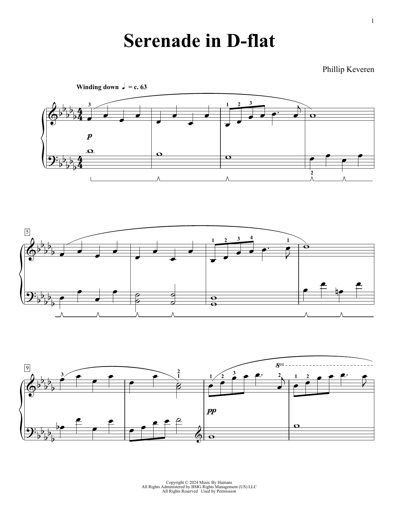Product picture to: Serenade In D-flat (Never Too Far From You)