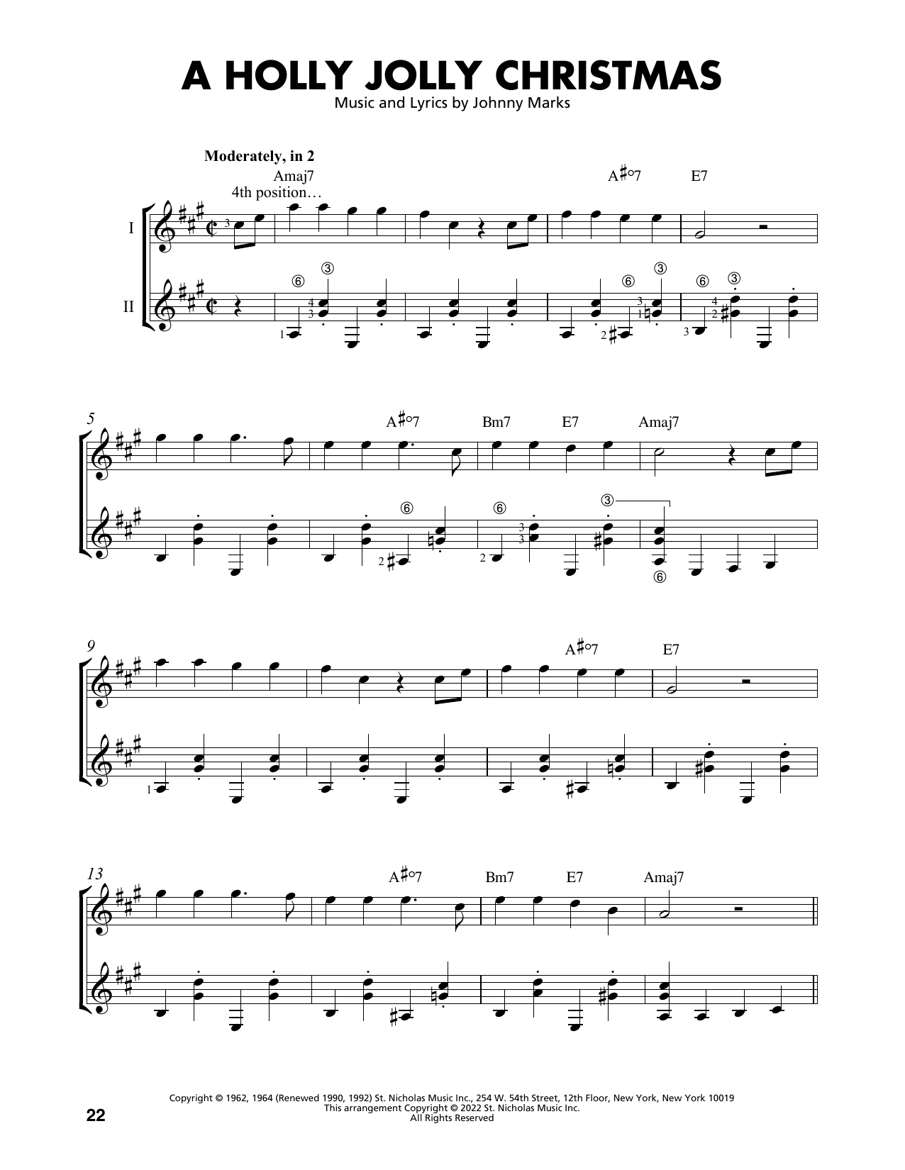 Product picture to: A Holly Jolly Christmas (arr. Mark Phillips)