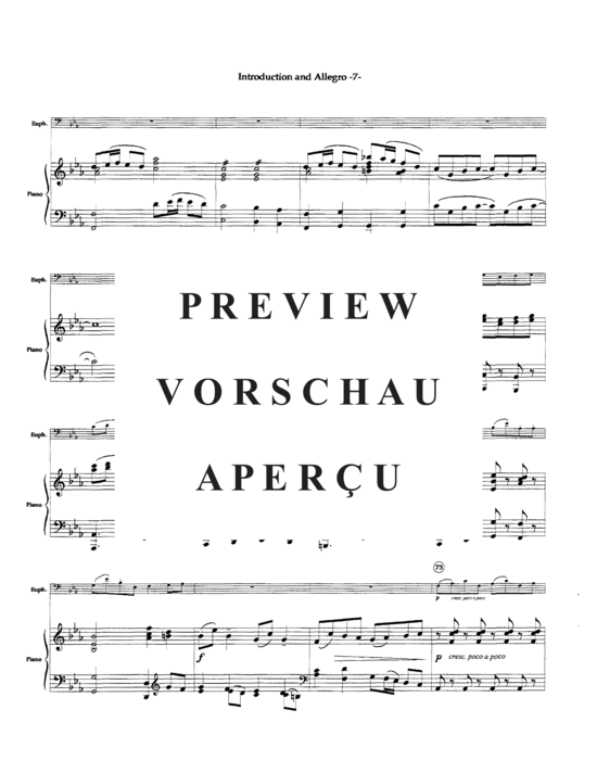 Product gallery: Page 11 of 19 Introduction and Allegro , , (euphonium/tuba + piano)