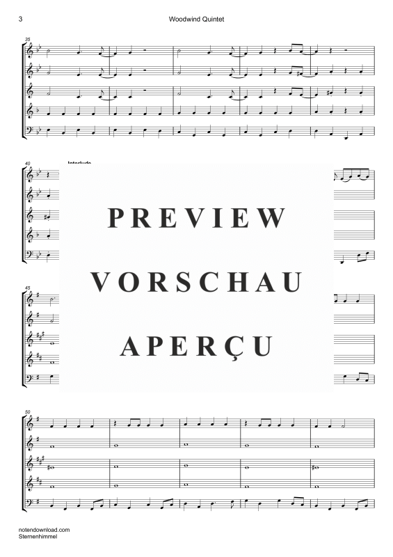 gallery: Sternenhimmel, Kah, Hubert, (Holzbläser Quintett)