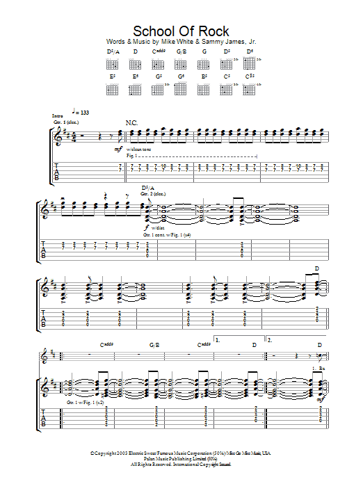 Product picture to: School Of Rock (from School of Rock: The Musical)
