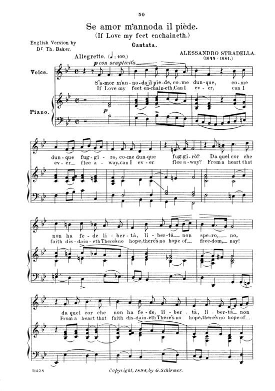 Product picture to: Se amor m'annoda il pièdeAlessandro Stradella