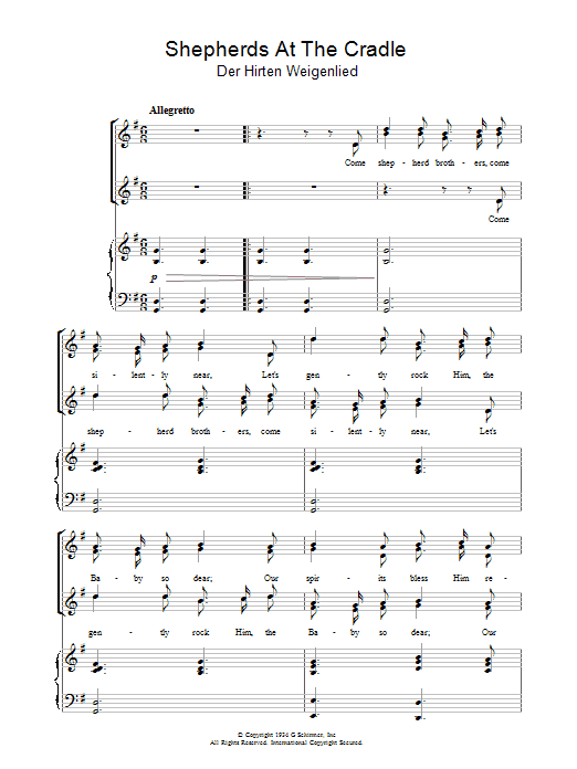 Product gallery: Page 1 of 1 Shepherds At The Cradle, Christmas Carol