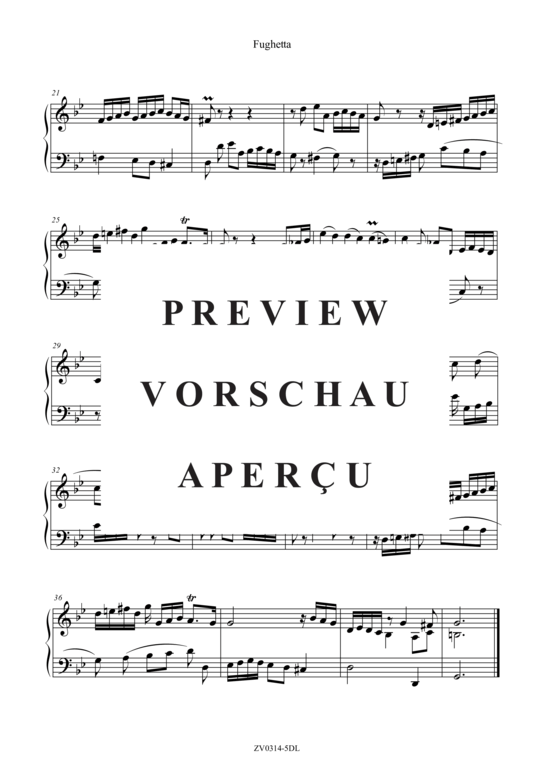 gallery: Fughetta , , (Orgel Solo)