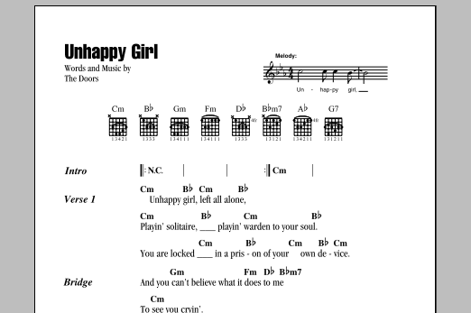 Produktbild zu: Unhappy Girl