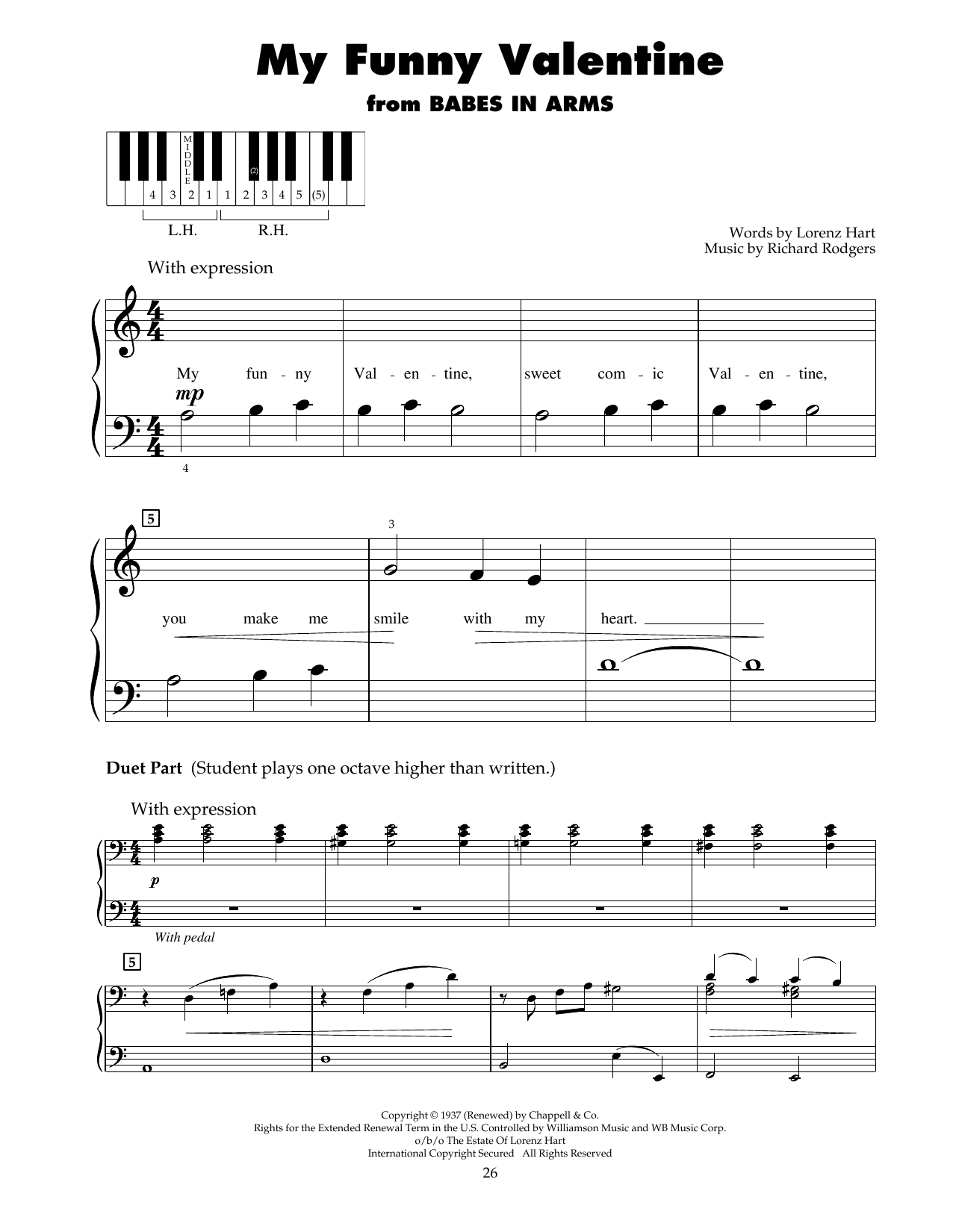 Produktbild zu: My Funny Valentine