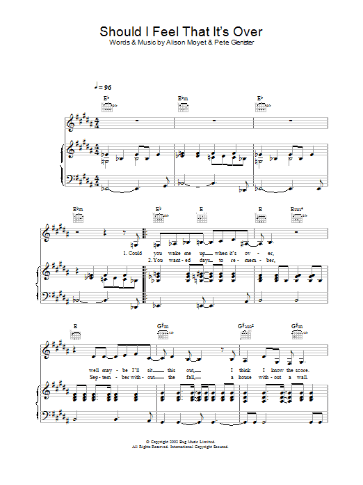 Produktbild zu: Should I Feel That It's Over
