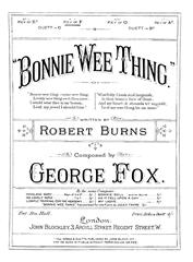 Produktbild zu: Bonnie Wee Thing