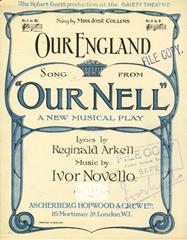cover: Our England (from 'Our Nell'), José Collins, Gesang, Klavier
