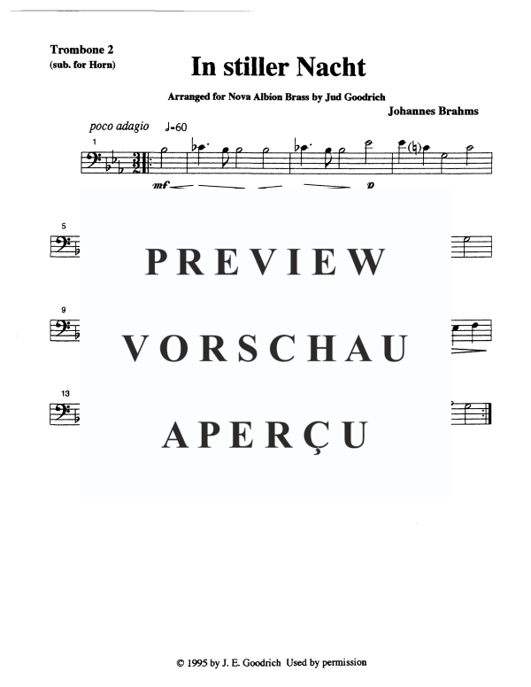 Produktgalerie: Seite 11 von 11 In stiller Nacht (In the Still Night), , Blechbläser Quintett