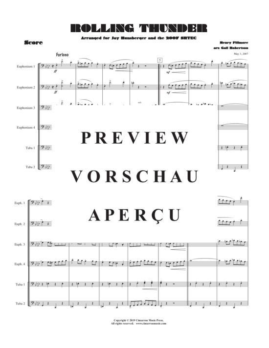 Product gallery: Page 3 of 18 Rolling Thunder , , (Tuba Ensemble EEEETT)