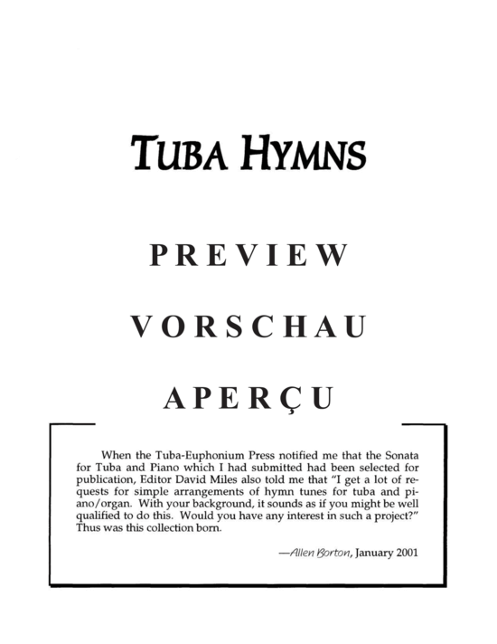 Product gallery: Page 4 of 21 Tuba Hymns , , (tuba + piano)