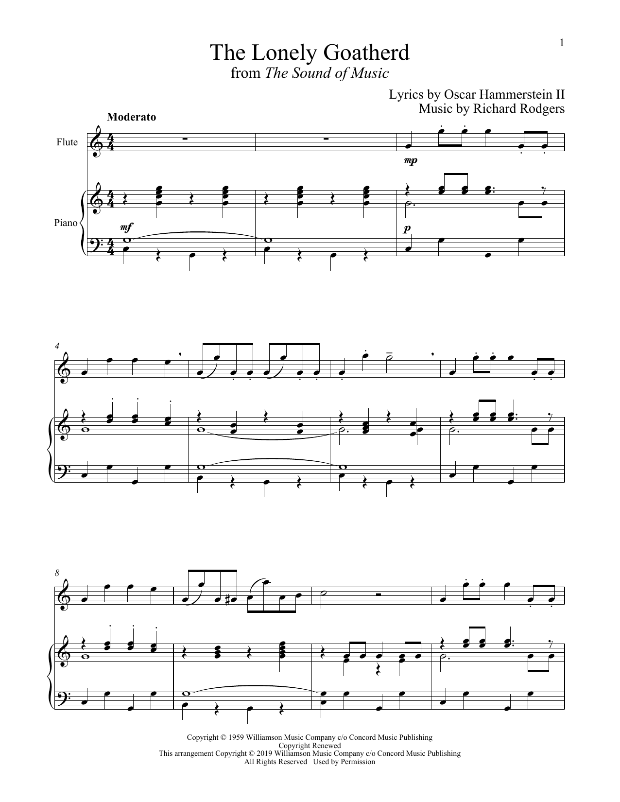 Produktbild zu: The Lonely Goatherd (from The Sound of Music)