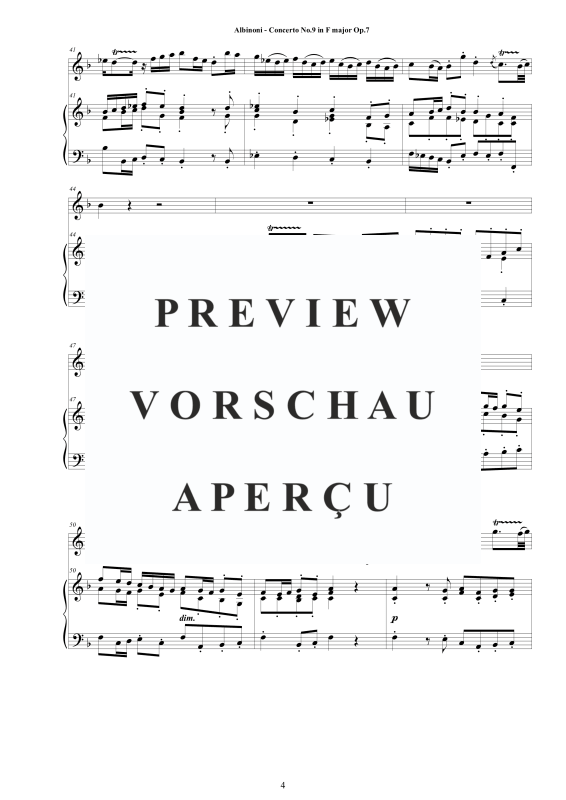 Product gallery: Page 5 of 11 Oboe Concerto No.9 in F-Dur Op.7, , Oboe and Piano/Harpsichord