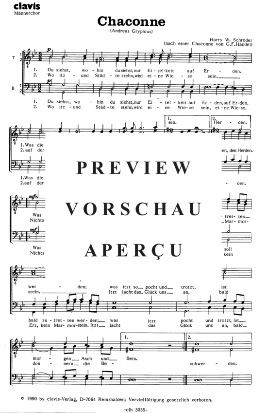 Product gallery: Page 2 of 3 Chaconne , , (male choir)