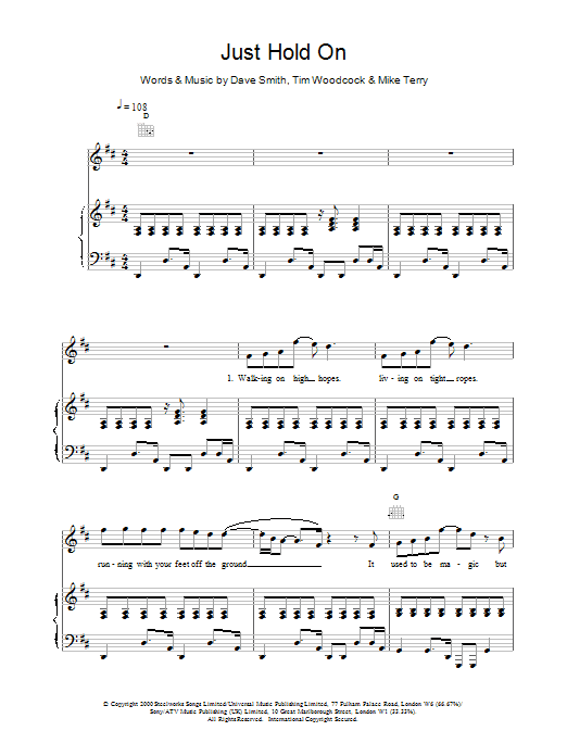Produktbild zu: Just Hold On