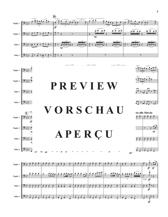 Product gallery: Page 4 of 17 Marsch Past the Kitchen Utensils , , (2x Baritone, 2x Tuba)