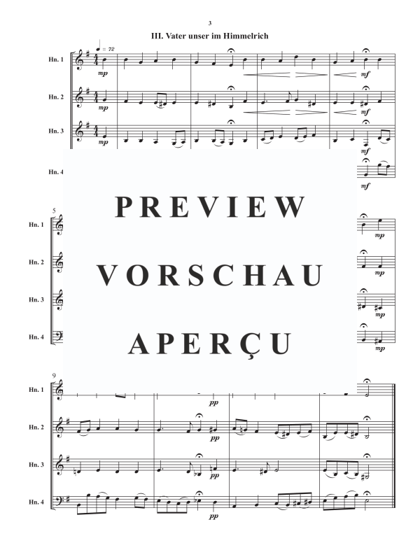 Product gallery: Page 5 of 11 Eight Chorales, , Horn Quartet