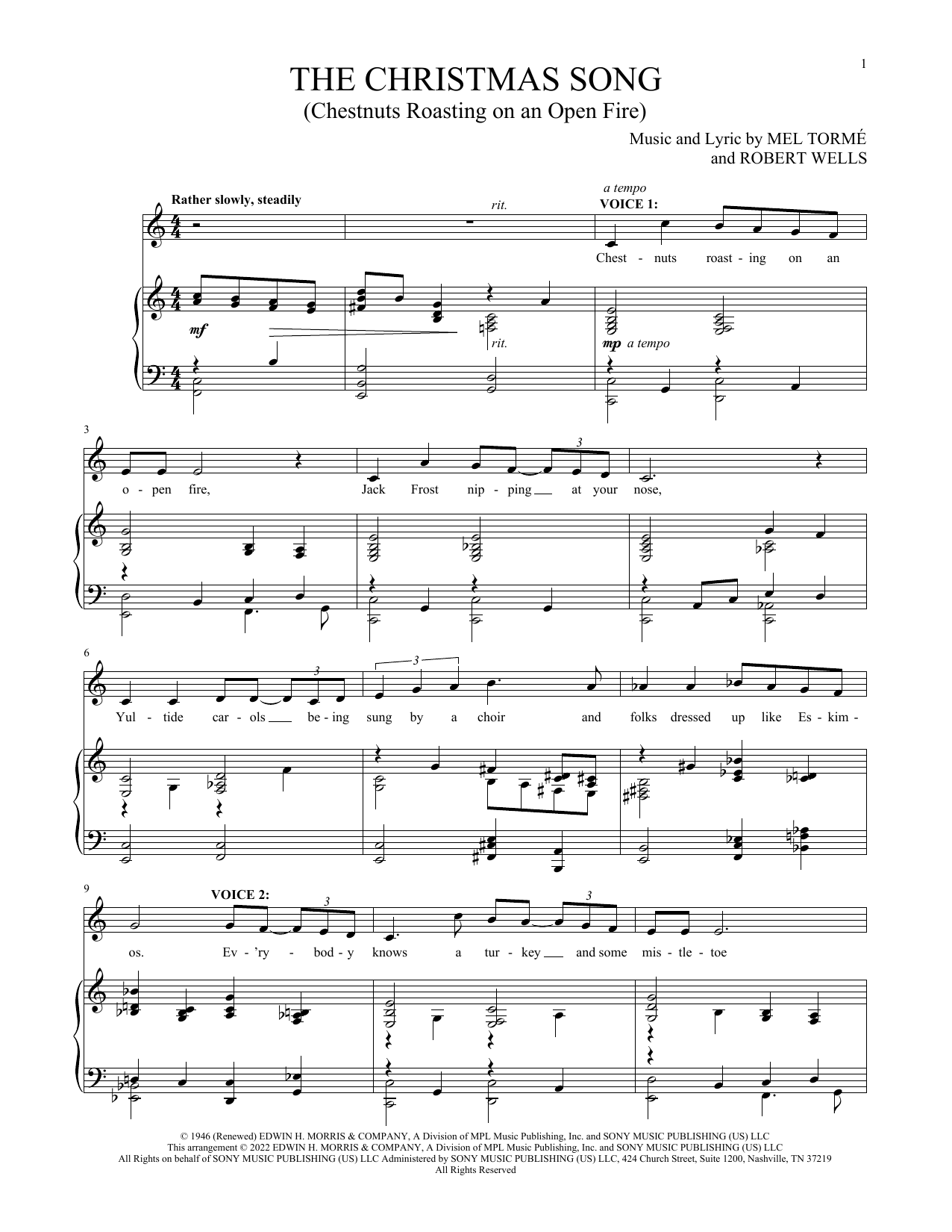 Produktbild zu: The Christmas Song (Chestnuts Roasting On An Open Fire)