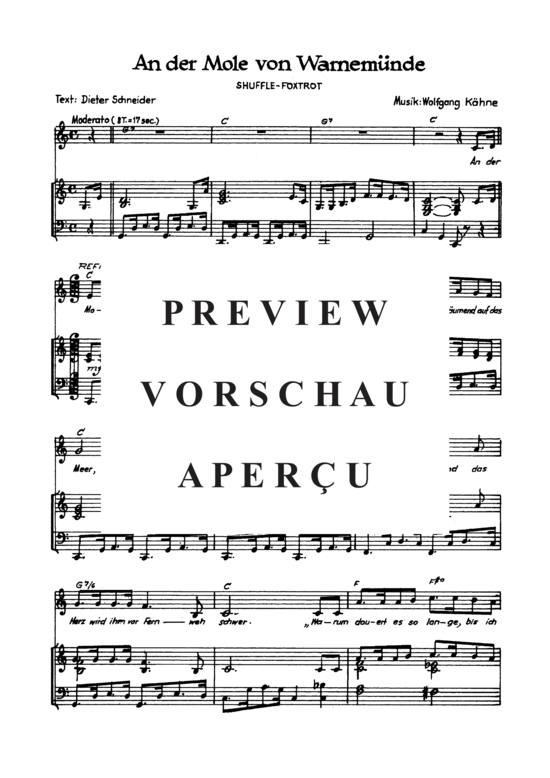 Product gallery: Page 4 of 4 An der Mole von Warnemünde , , Piano and Voice