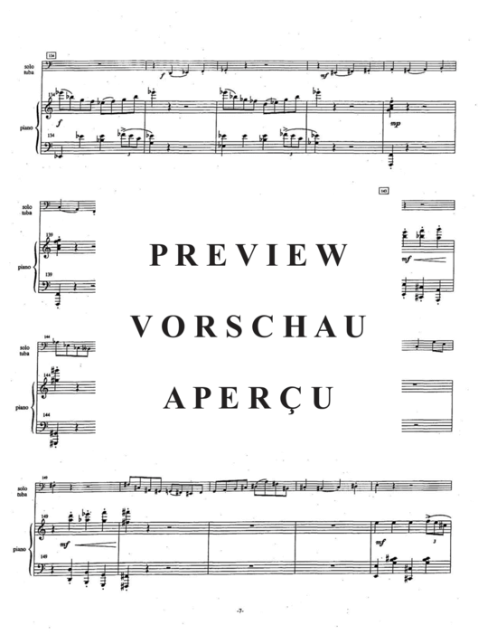 Produktgalerie: Seite 11 von 21 Concerto , , (Tuba + Klavier)