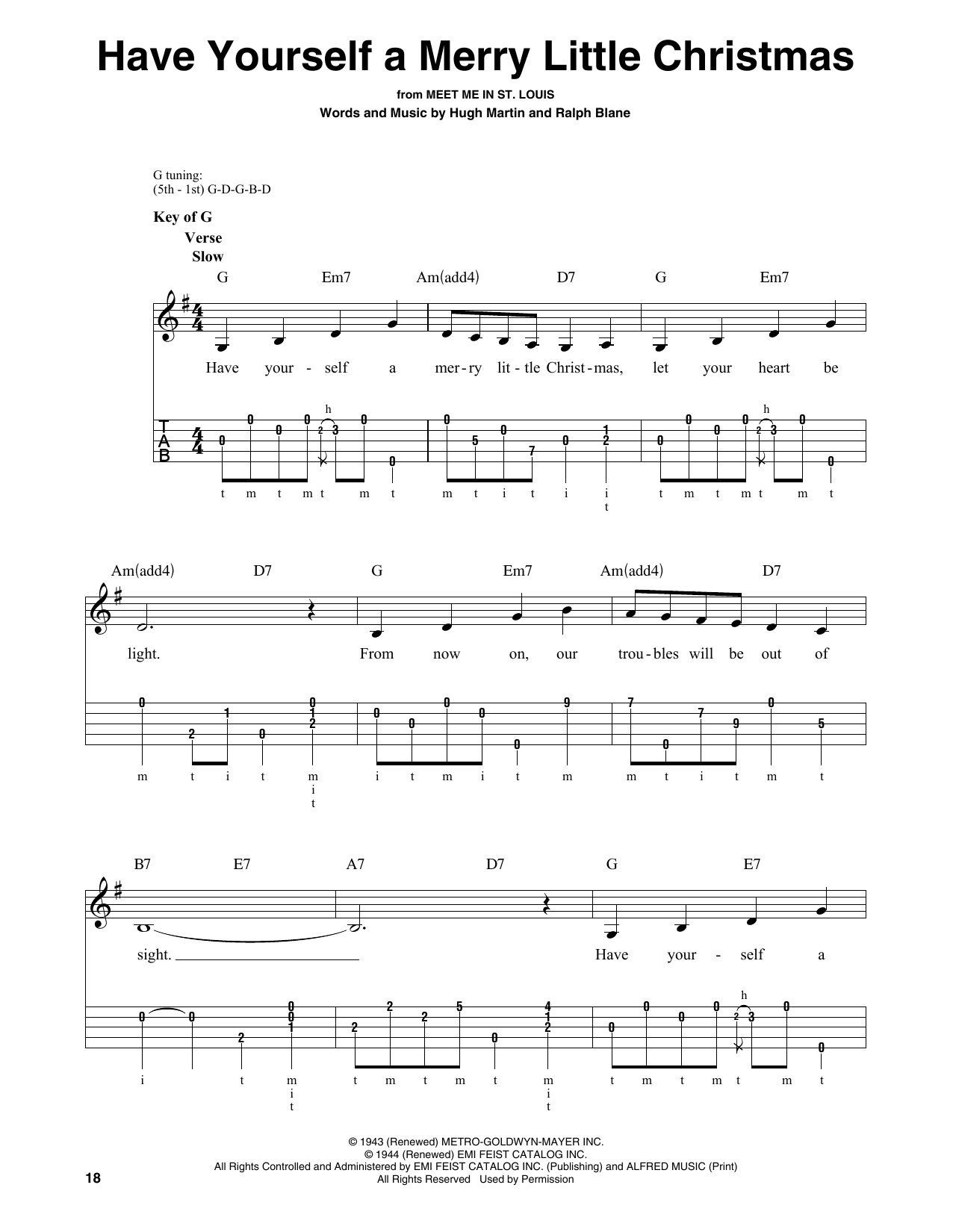 Product gallery: Page 1 of 1 Have Yourself A Merry Little Christmas, Ralph Blane