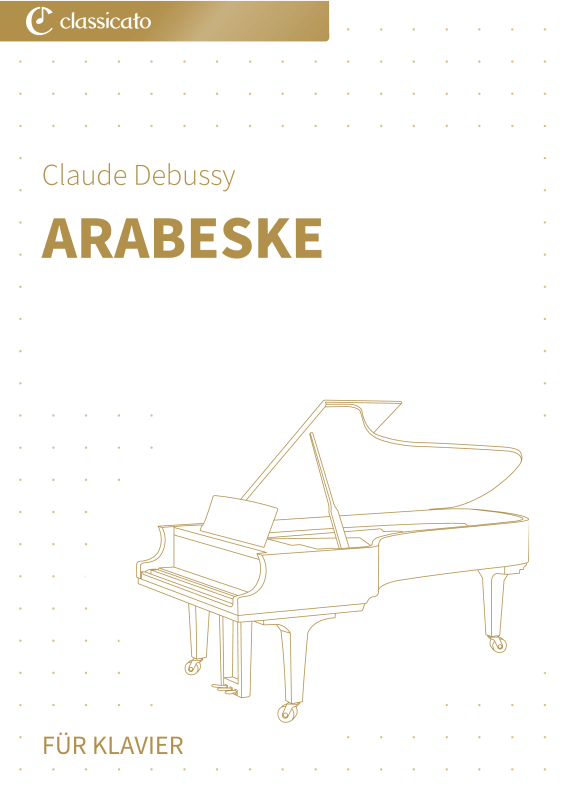 Produktbild zu: Arabeske - Leicht spielbare Klavierfassung in C-DurClaude Debussy