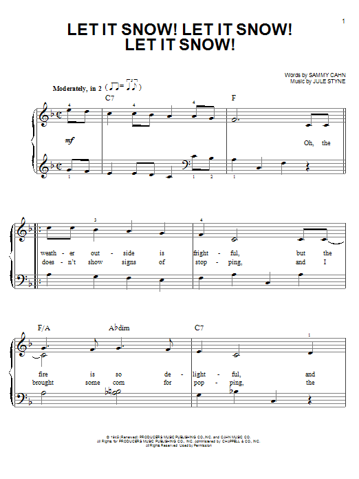 Produktbild zu: Let It Snow! Let It Snow! Let It Snow!
