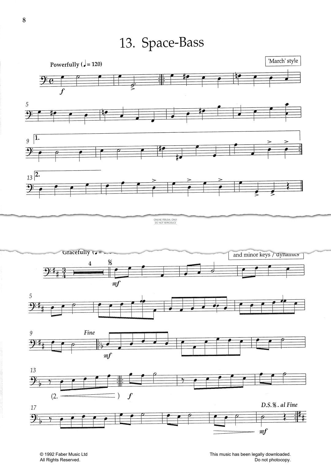Produktgalerie: Seite 1 von 1 Valse Majeur-Mineur, Tony Osborne, E-Bass