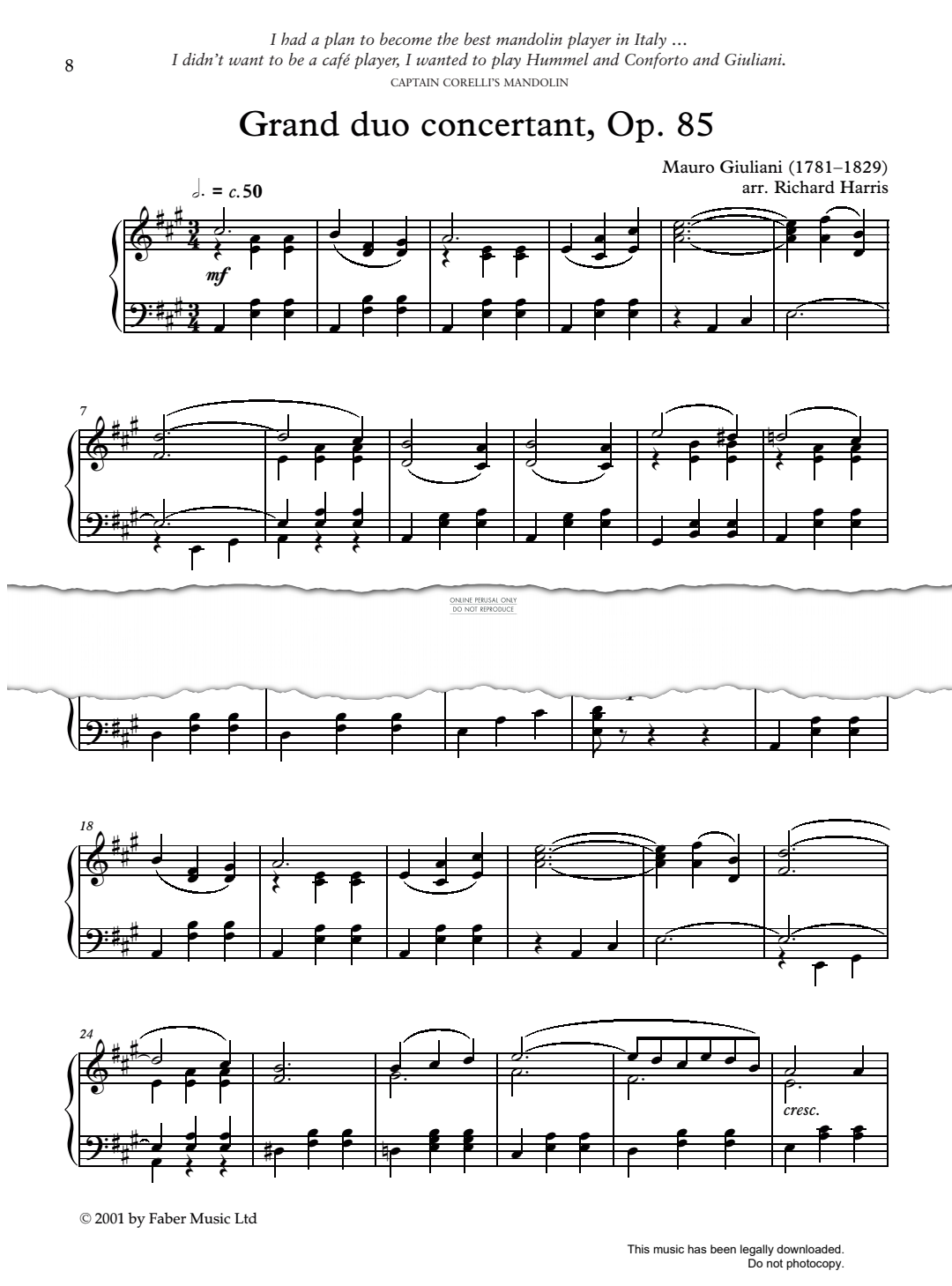 Product picture to: Grand Duo Concertant, Op.85