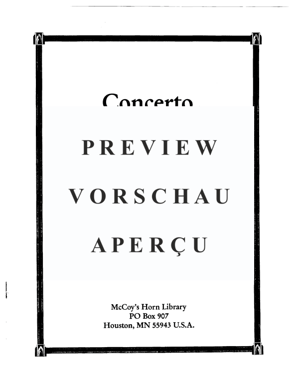 Produktgalerie: Seite 3 von 11 Concerto in F-Dur, , Horn in F und Klavier