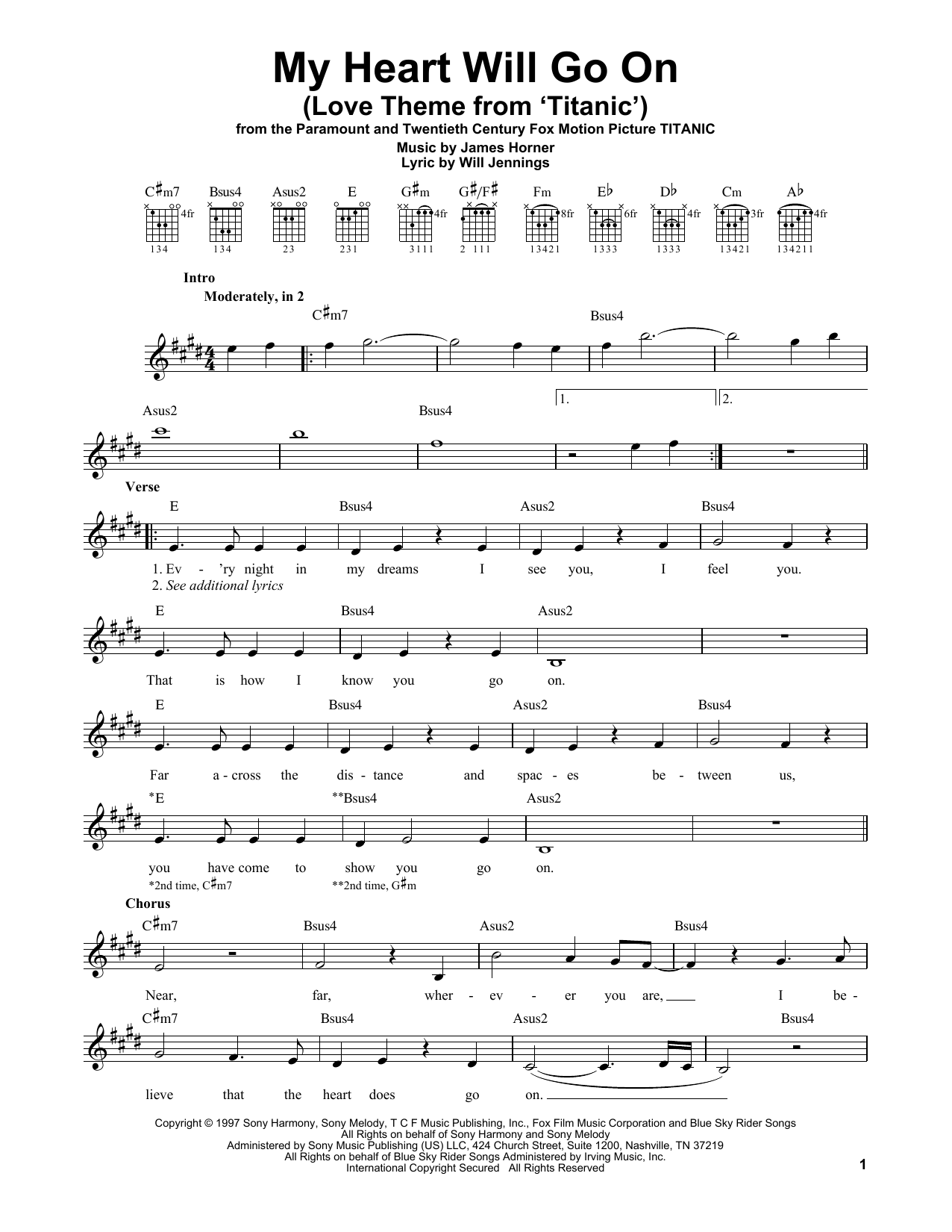 Produktbild zu: My Heart Will Go On (Love Theme from Titanic)
