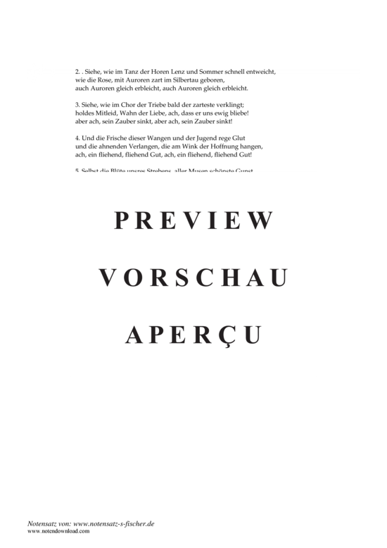 Product gallery: Page 3 of 3 Das Flüchtigste , , Piano and Voice