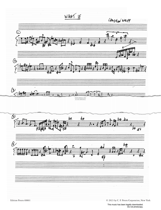 gallery: What If, Christian Wolff