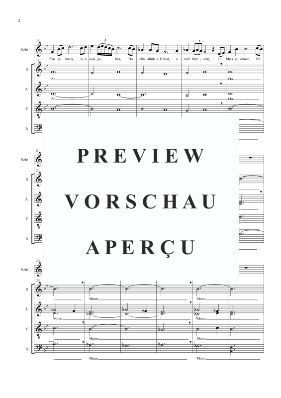 Produktgalerie: Seite 5 von 9 Ag Criost an Siol, , Sopran Solo und Gemischter Chor
