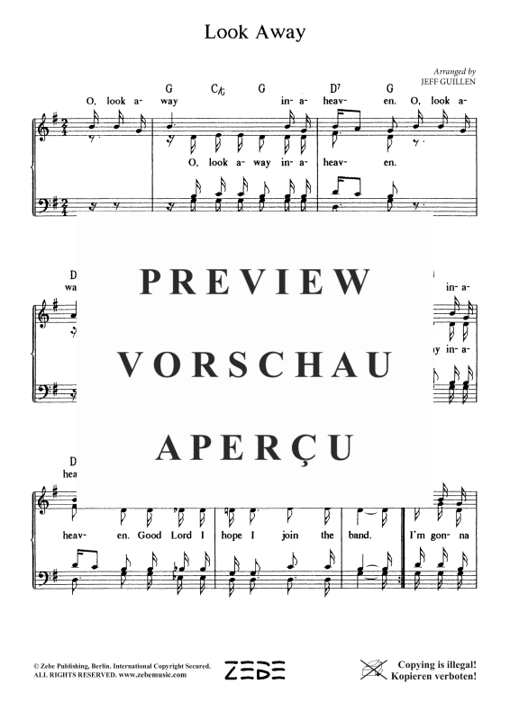 Produktgalerie: Seite 3 von 4 Look Away, , Gemischter Chor