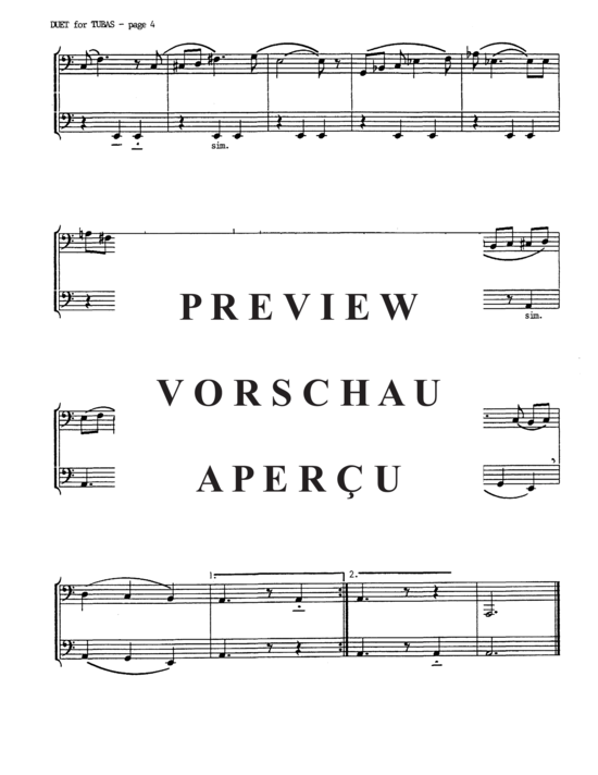 Product gallery: Page 16 of 20 Ronda´s First Suite , , (Tuba Duet)