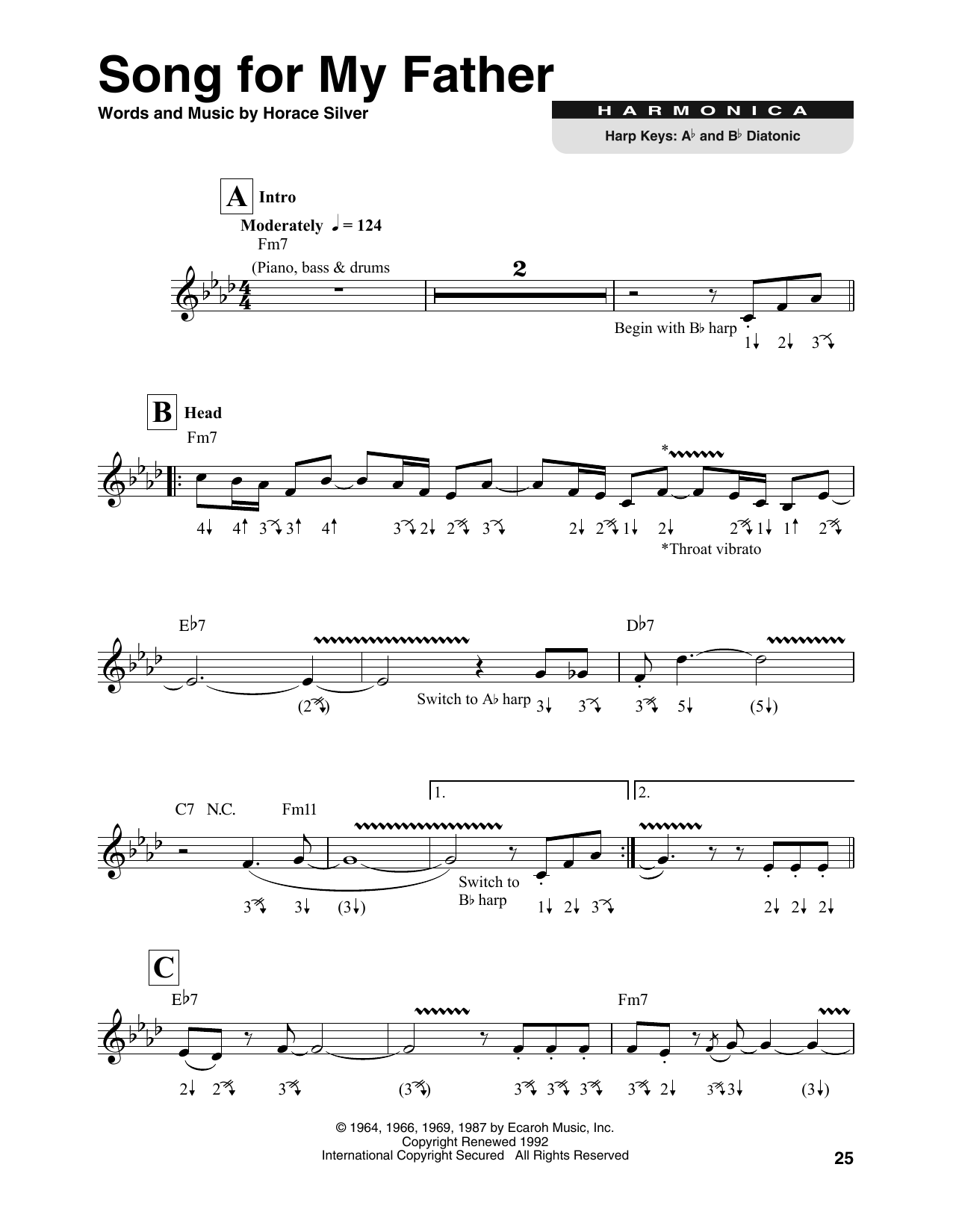 Product gallery: Page 1 of 1 Song For My Father, Horace Silver