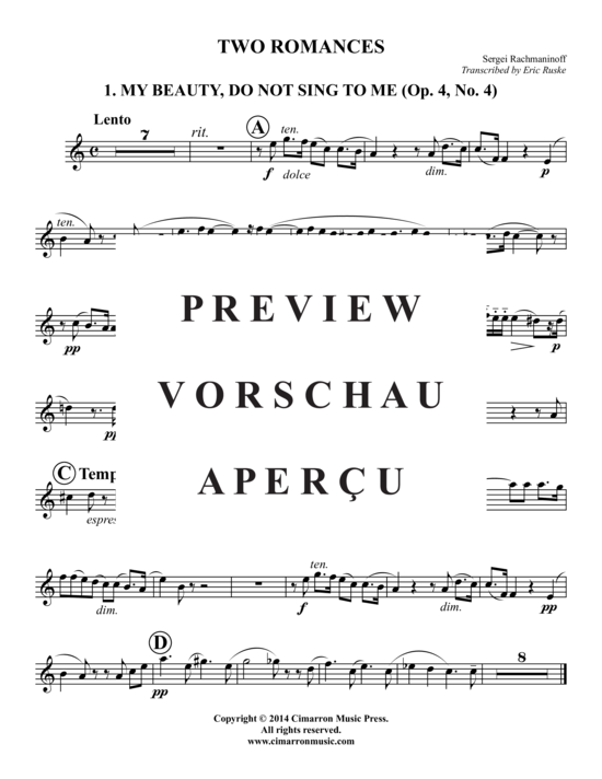 Produktgalerie: Seite 10 von 11 Zwei Romanzen , , (Horn + Klavier)
