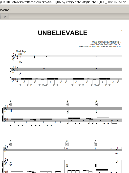 Produktbild zu: Unbelievable