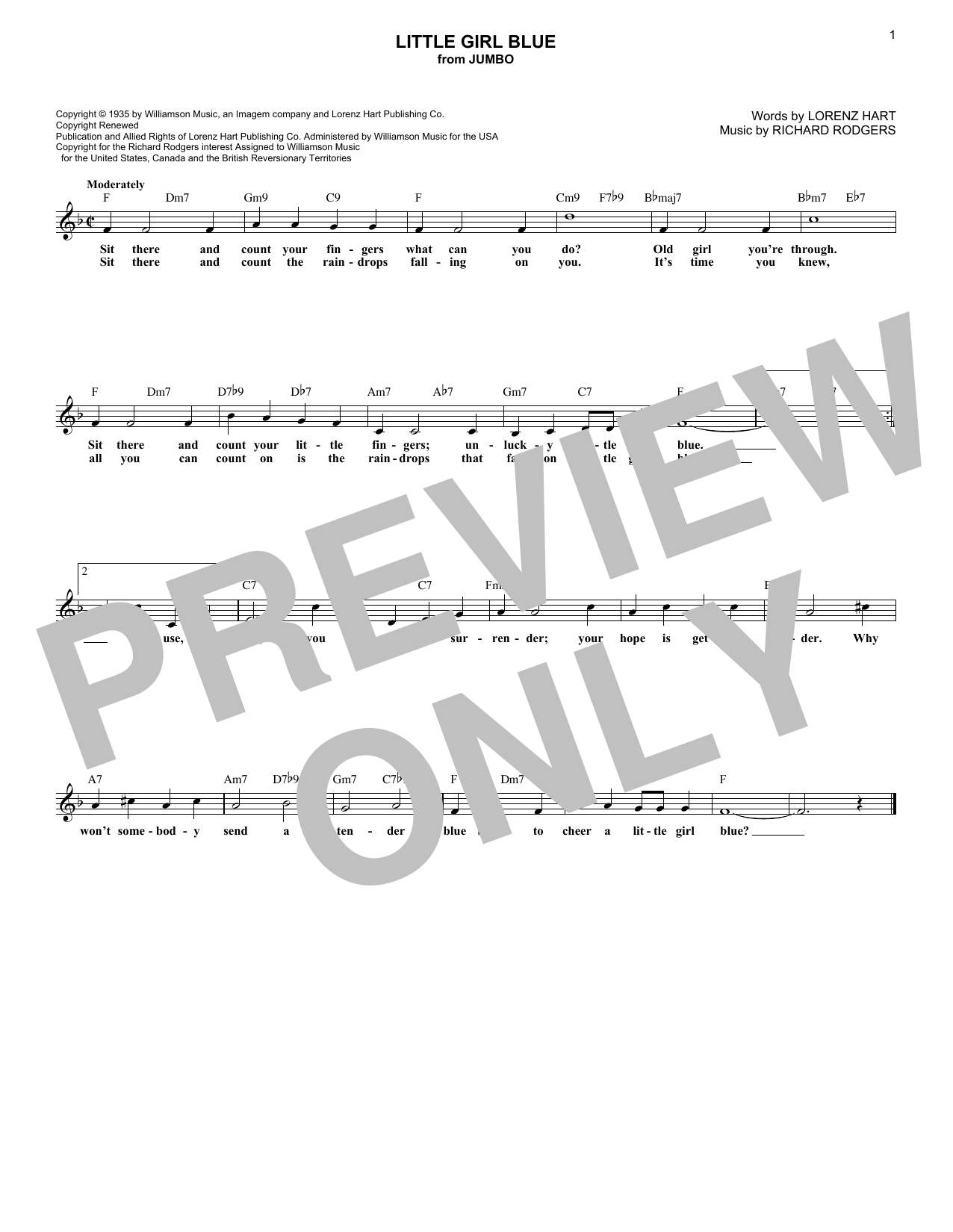 Produktbild zu: Little Girl Blue