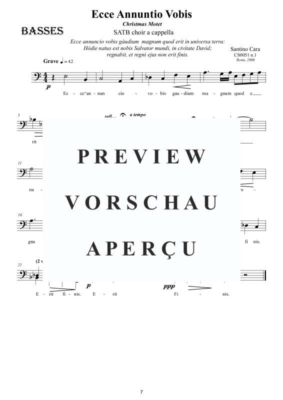 Product gallery: Page 8 of 8 Ecce Annuncio Vobis - Weihnachtsmotette, , Mixed Choir A Cappella