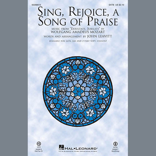 cover: Sing, Rejoice A Song Of Praise (arr. John Leavitt), Wolfgang Amadeus Mozart